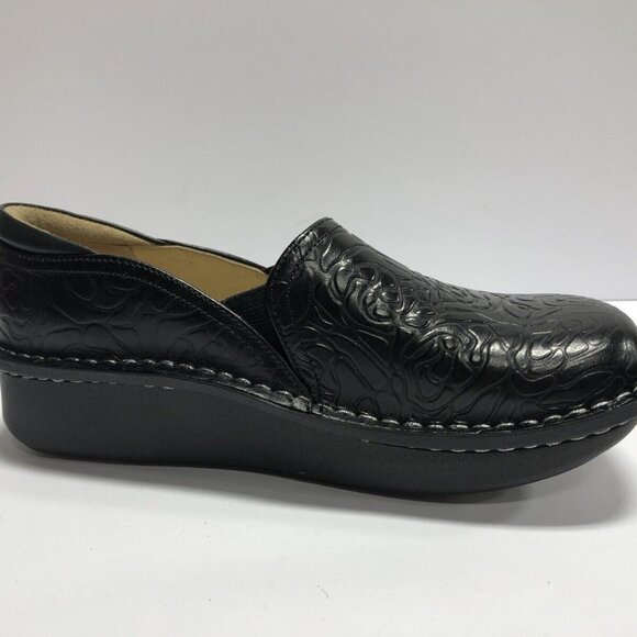 Alegria Womens Debra Clog Black Size EU36 M US6-6.5 - Picture 2 of 6